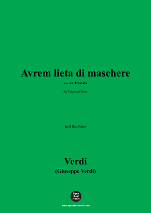 Verdi-Avrem lieta di maschere(Finale II),Act 2 No.11,in G flat Major