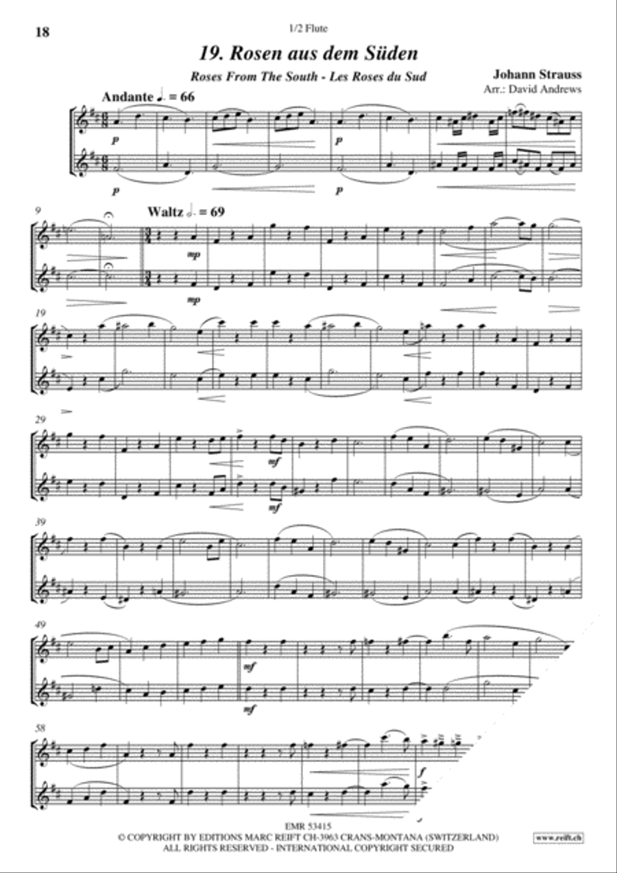 Greatest Duets Volume 2 Flute Duet scores gallery preview page 11