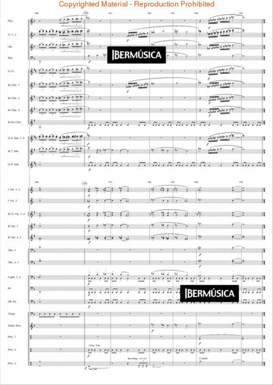 El Quijote Concert Band scores gallery preview page 25