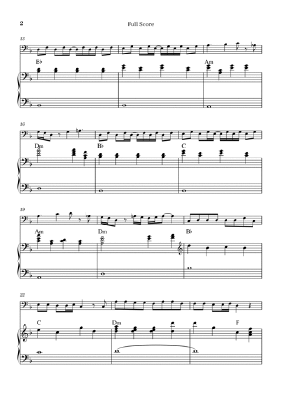 Peaches Piano scores gallery preview page 2