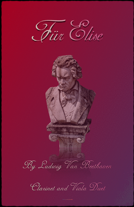 Book cover for Für Elise, Clarinet and Viola Duet