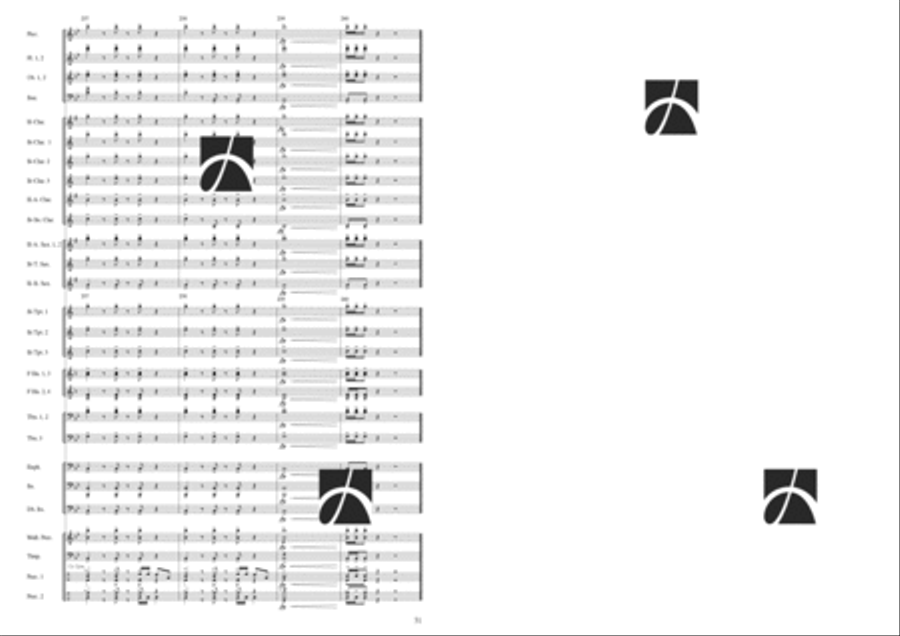 Tanz der Vampire Concert Band scores gallery preview page 24