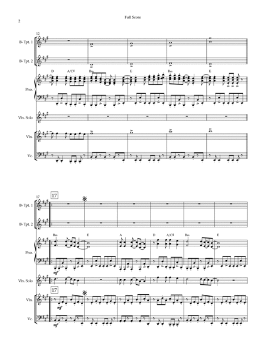Take On Me Small Ensemble scores gallery preview page 2
