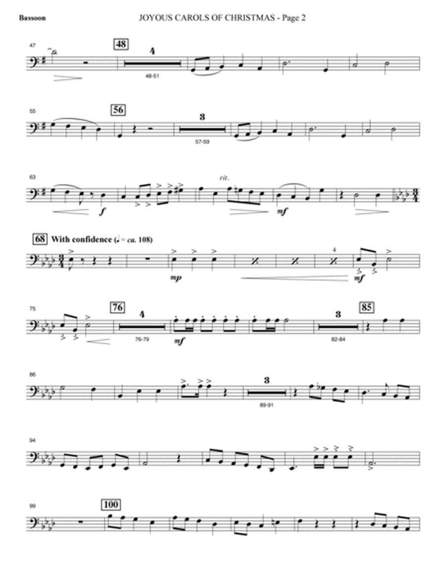 Joyous Carols of Christmas (Full Orchestra) - Bassoon