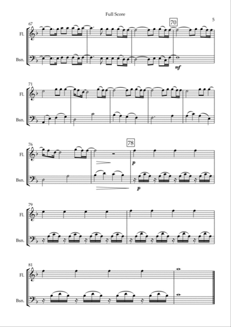 You Say Woodwind Duet scores gallery preview page 5
