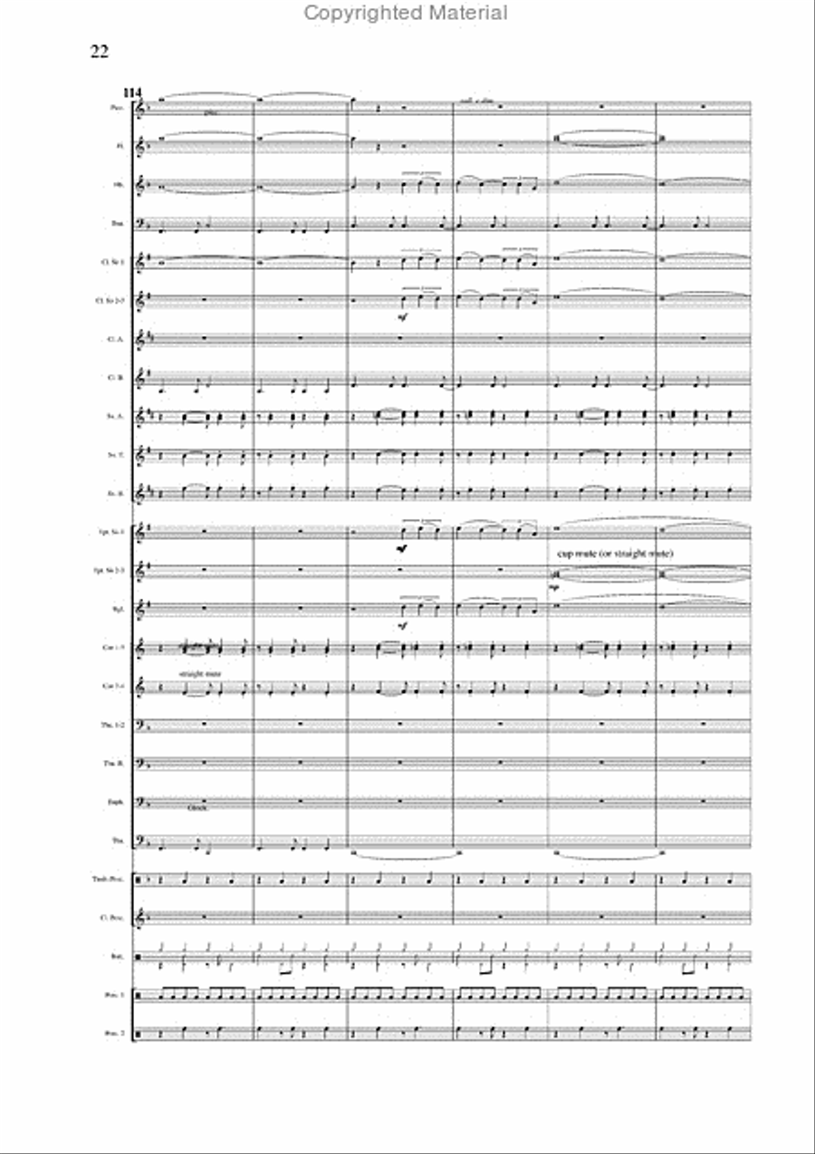 Salvador Medley Concert Band scores gallery preview page 15