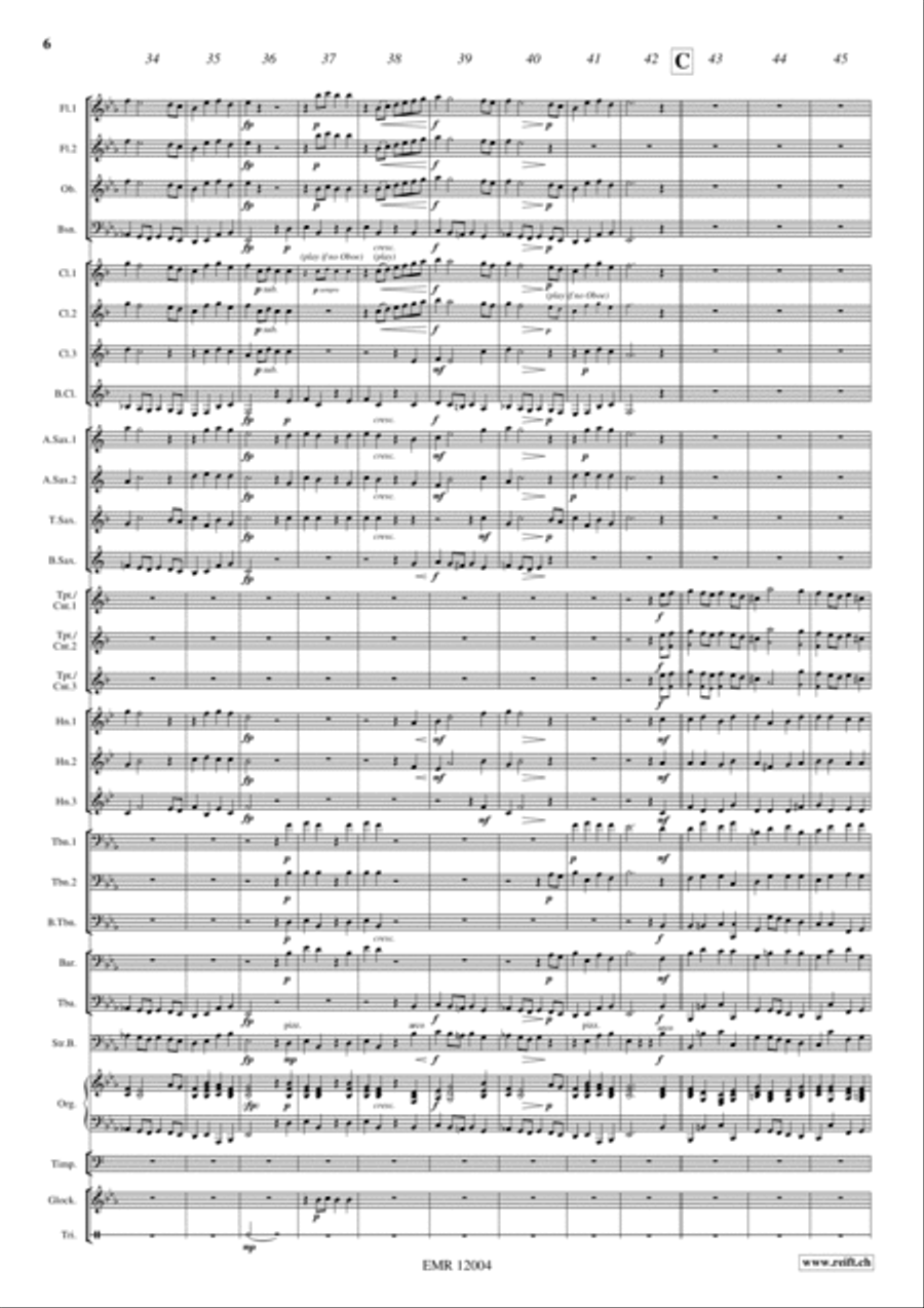 La Tranquillite Concert Band scores gallery preview page 6