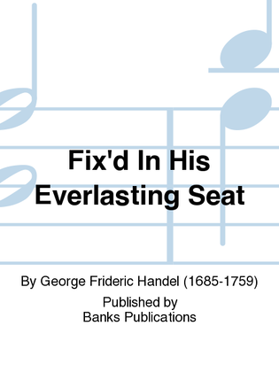 Book cover for Fix'd In His Everlasting Seat
