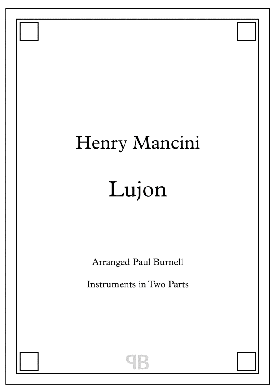 Lujon Woodwind Ensemble scores gallery preview page 1