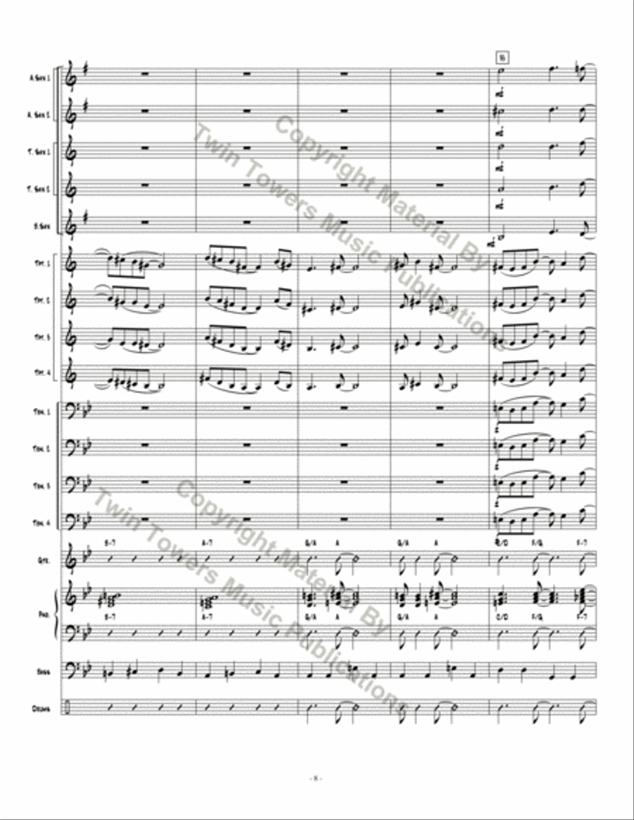 Rubaswing Jazz Ensemble scores gallery preview page 9