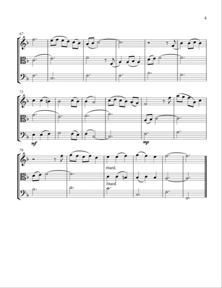 Silver Bells String Trio scores gallery preview page 5