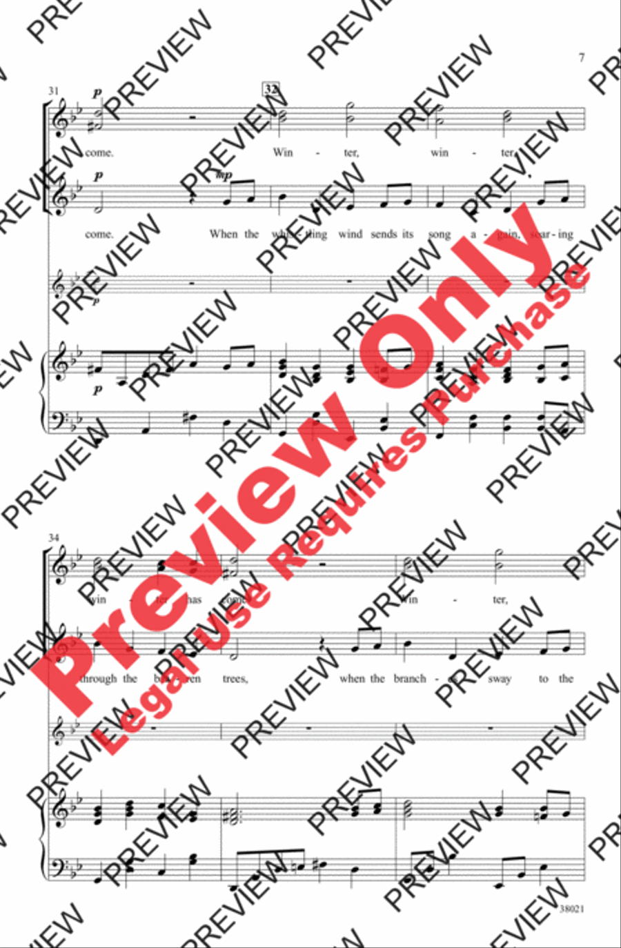 Winter Has Come Women's Choir scores gallery preview page 7