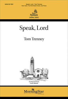 Book cover for Speak, Lord