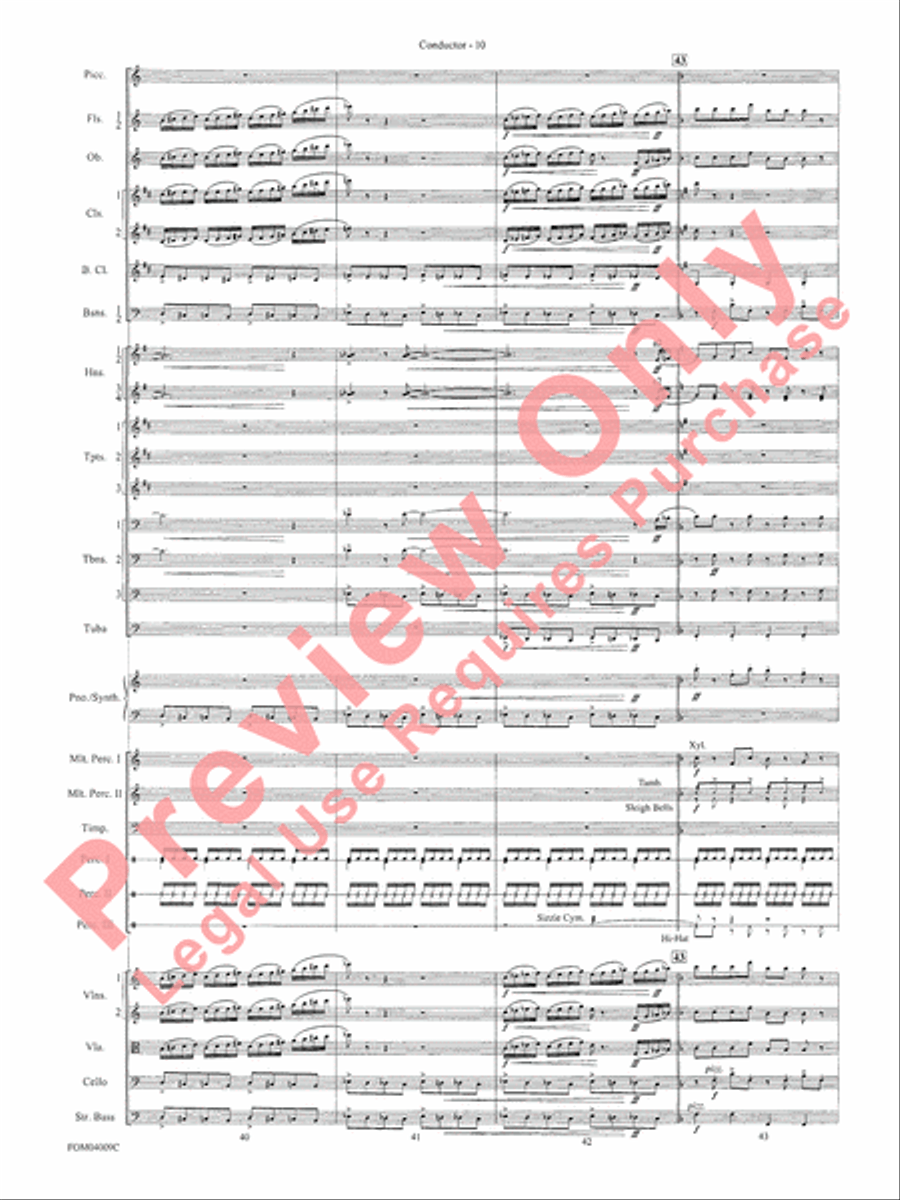 The Polar Express, Concert Suite from Full Orchestra scores gallery preview page 13
