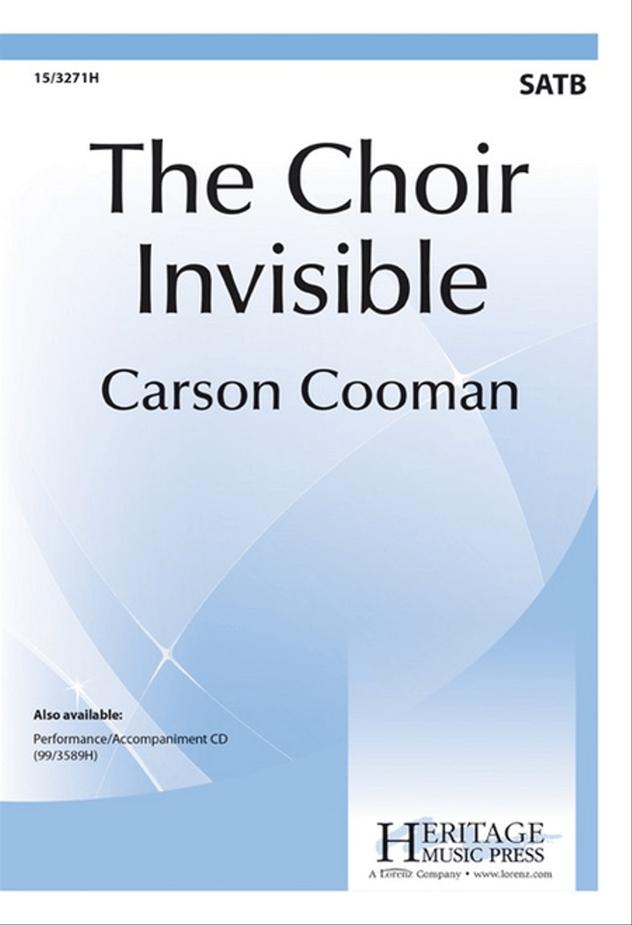 The Choir Invisible The Choir Invisible 4-Part scores gallery preview page 1