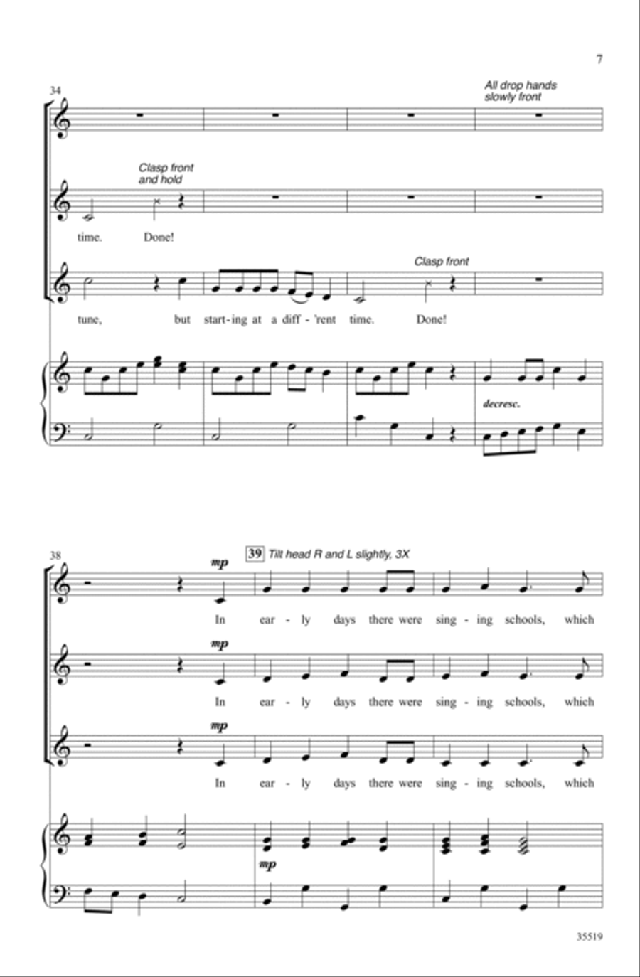Singing A-Round Singing A-Round Choir scores gallery preview page 6