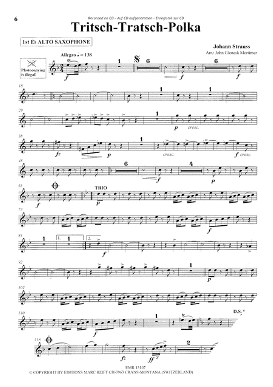 Play The 1st Alto Sax With The Philharmonic Wind Orchestra Alto Saxophone scores gallery preview page 7