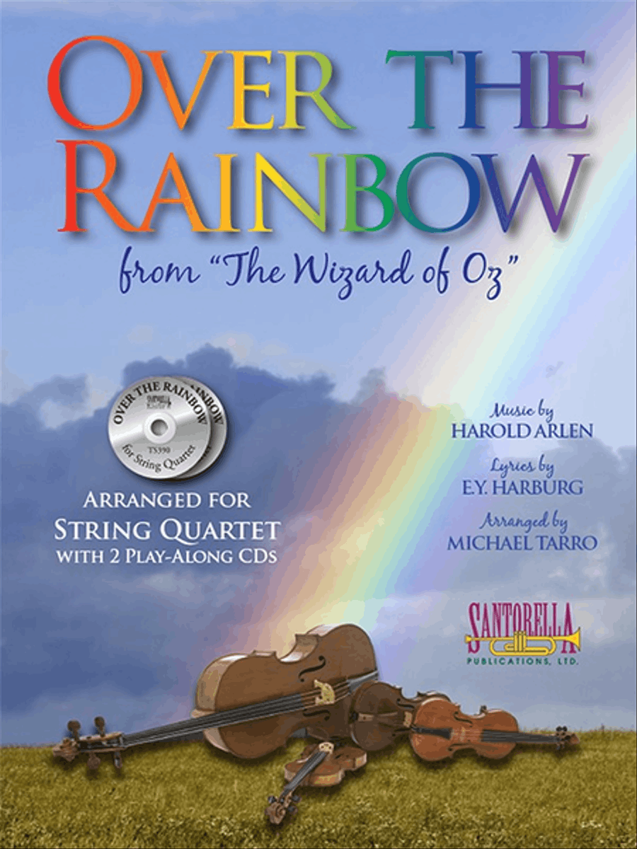 Over the Rainbow for String Quartet with 2 CDs String Quartet scores gallery preview page 1