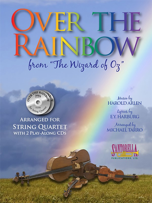 Book cover for Over the Rainbow for String Quartet with 2 CDs
