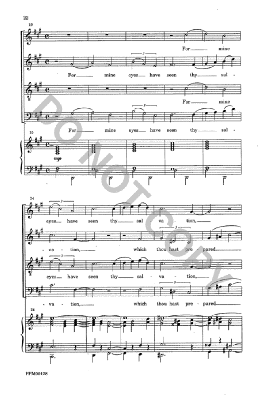 Magnificat and Nunc Dimittis 