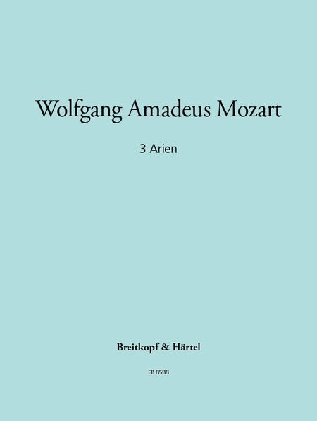 Drei Arien(Nozze,Don Giovanni)