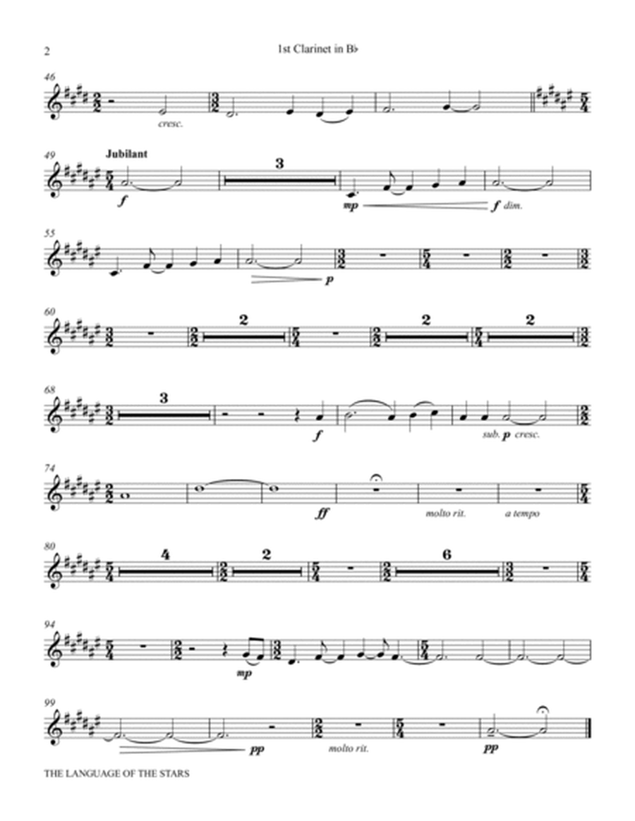 Language of the Stars (Full Orchestra) - Bb Bass Clarinet 1