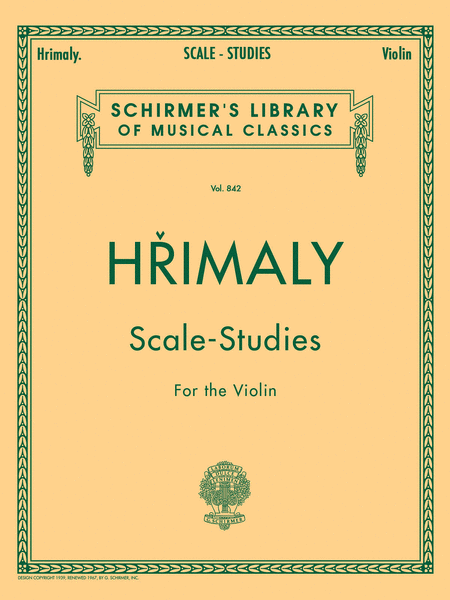 J. Hrimaly: Scale Studies For The Violin