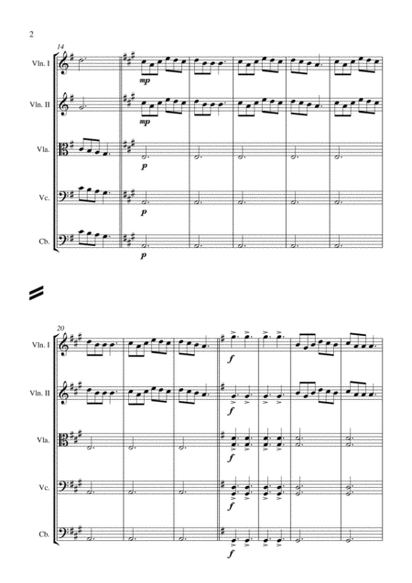 Carson Cooman/Blake: Suite for Strings, score and parts
