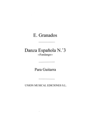 Book cover for Danza Espanola No.3 Fandango (azpiazu)