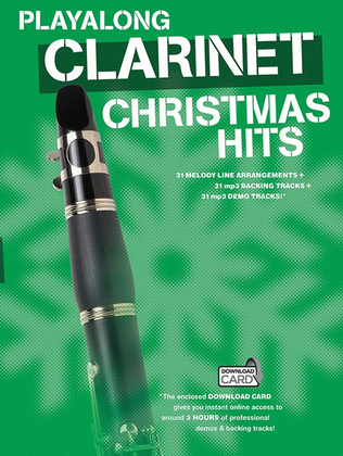 Book cover for Playalong Clarinet Christmas Hits