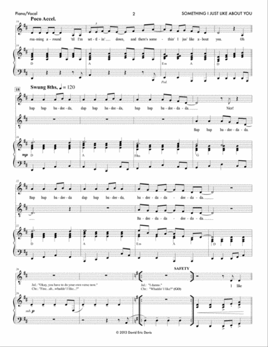 Something I Just Like About You (from 