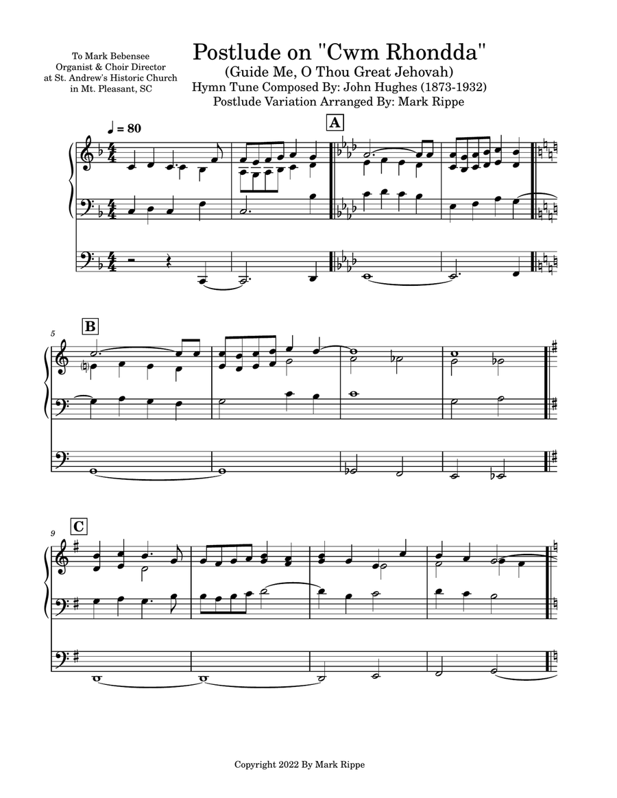 Postlude On 
