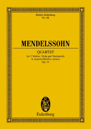Book cover for String Quartet No. 2, Op. 13 in A Minor