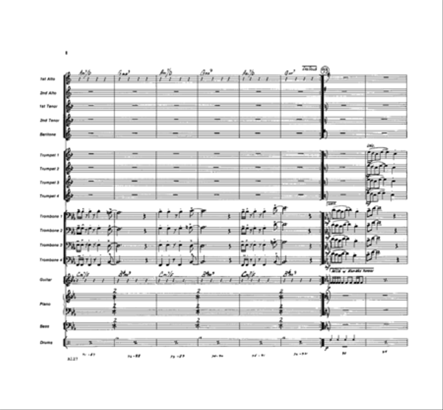 One to One Jazz Ensemble scores gallery preview page 8
