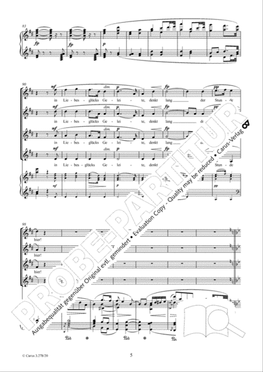 Treulich gefuhrt ziehet dahin SATTB scores gallery preview page 6