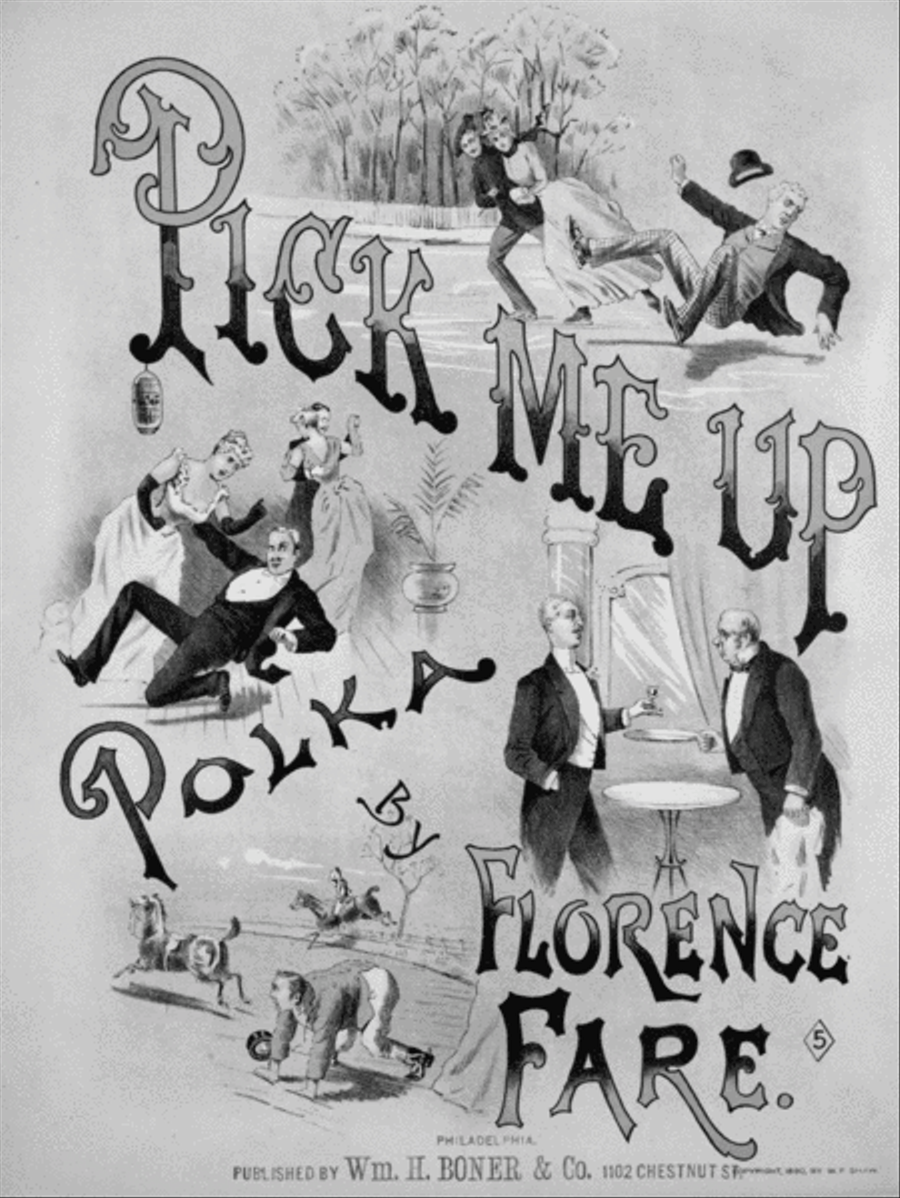 Pick Me Up Polka Piano Solo scores gallery preview page 1