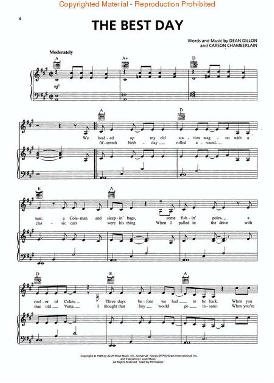 George Strait – Latest Greatest Straitest Hits Piano, Vocal, Guitar scores gallery preview page 2