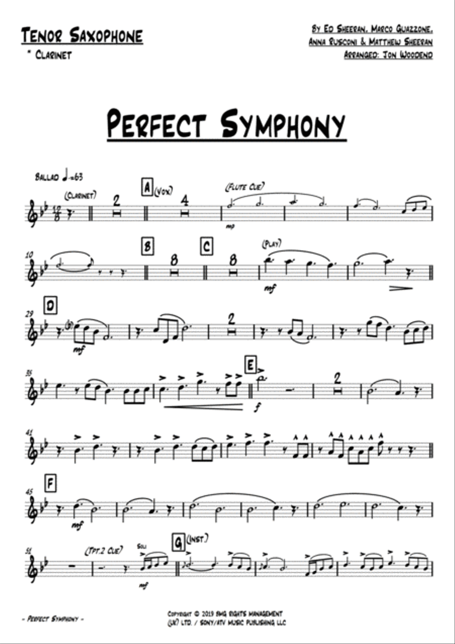 Perfect Symphony Large Ensemble scores gallery preview page 2
