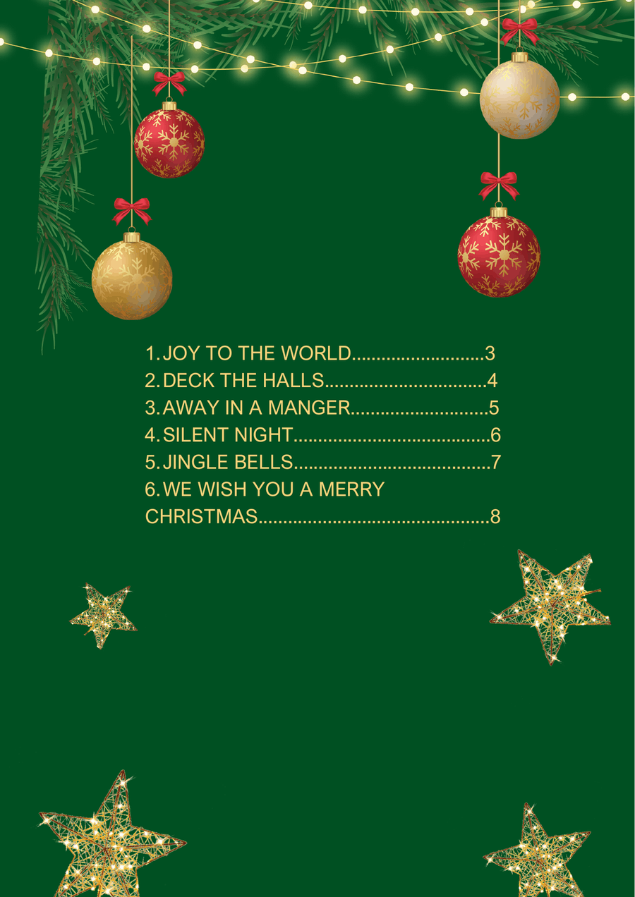 6 Easy Christmas Duets for Soprano sax Woodwind Duet scores gallery preview page 2