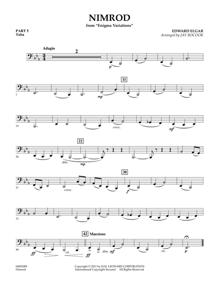 Nimrod (from Enigma Variations) - Pt.5 - Tuba