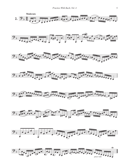 Practice With Bach for the Bass Trombone Volume 4 based on the Goldberg Variations