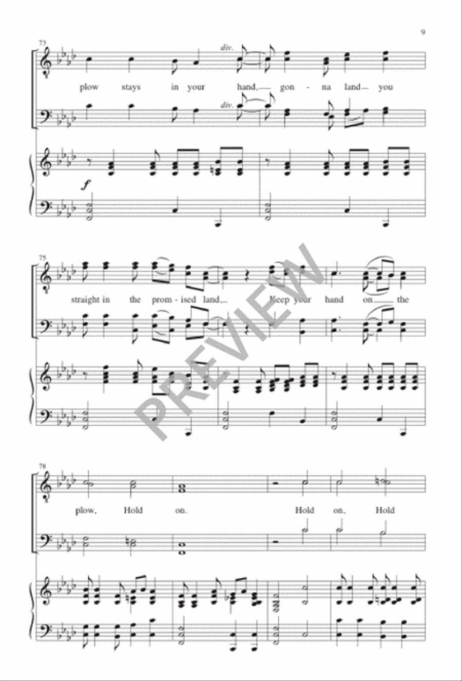 Hold On - TTBB edition Hold On - TTBB edition TTBB scores gallery preview page 10