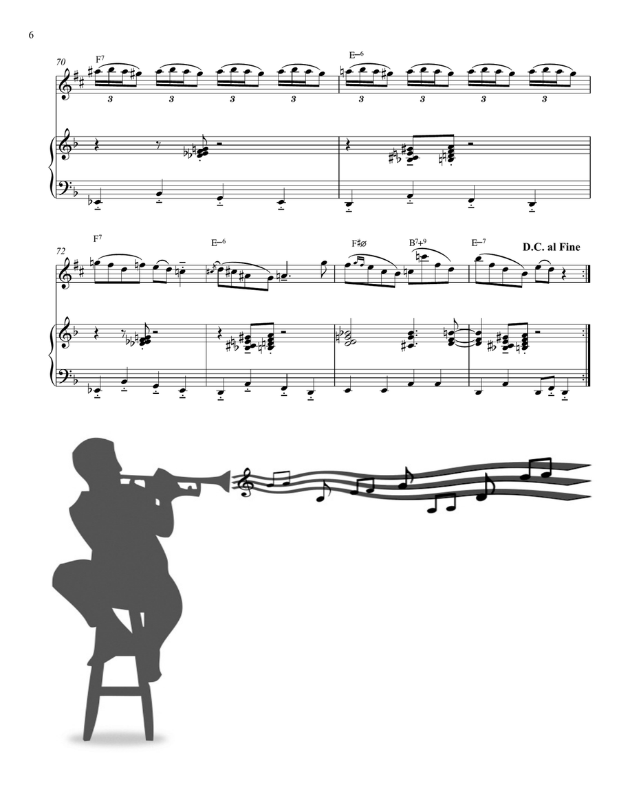 A Night In Tunisia Alto Saxophone scores gallery preview page 6
