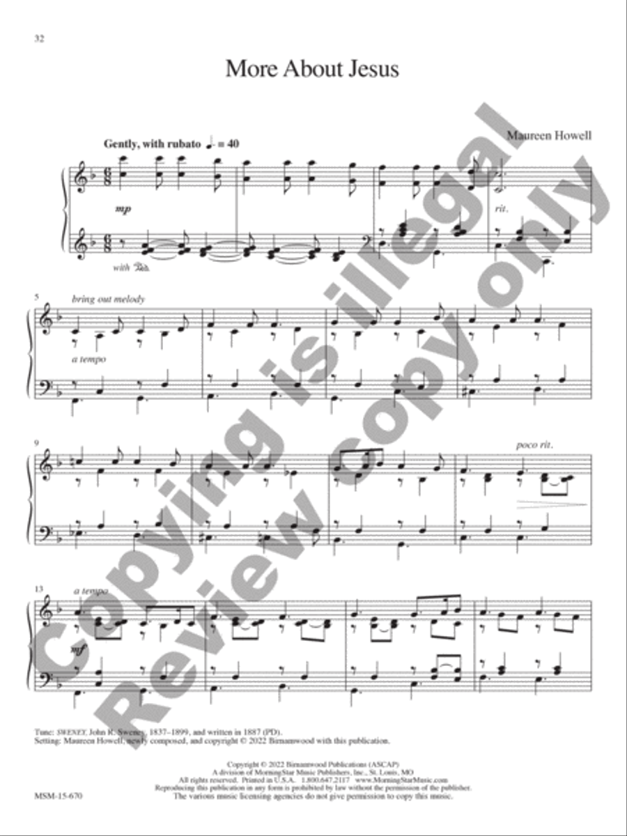 I Sing the Mighty Power of God Piano Solo scores gallery preview page 15