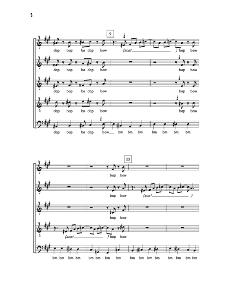 Route 66 SSATB scores gallery preview page 2