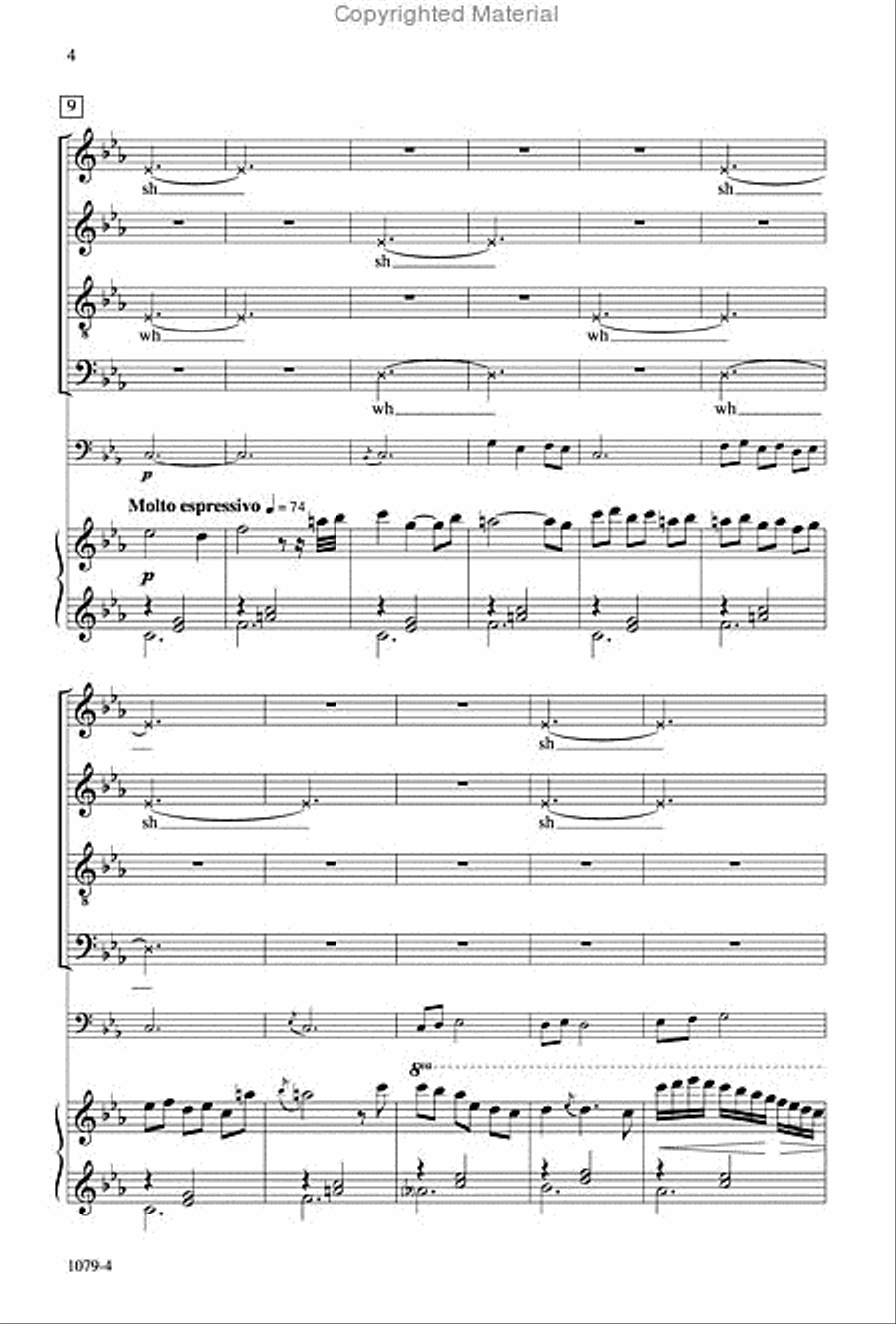 The Dream Ship - SATB Octavo 4-Part scores gallery preview page 3
