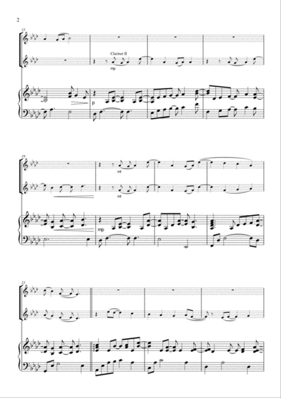 Autumn Plea Woodwind Ensemble scores gallery preview page 2