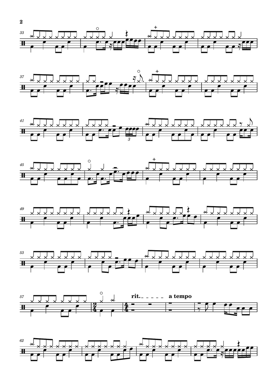Always On My Mind Drum Set scores gallery preview page 2