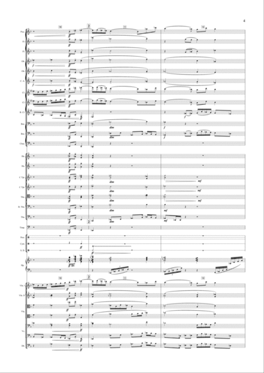 Symphonic Study(2nd edn) Full Orchestra scores gallery preview page 5