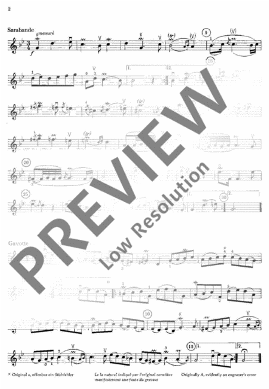 Concerts royaux Violin scores gallery preview page 19